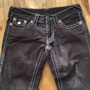 True Religion brown corduroys